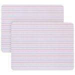 2Pcs Dry Erase Whiteboard Portable Whiteboard Office Graffiti Writing Board Learning Whiteboard