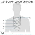 thumbnail image 3 of Men's Anchor Necklace In Sterling Silver On a 22" Oxidized Sterling Silver Box Chain, Men's Necklace, Gift For Husband, Anchor Necklace, Men, 3 of 6