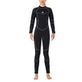 thumbnail image 1 of Traje de buceo de neopreno Traje de baño espesado impermeable 5 mm back cremallera Snorkel Deportes de agua Manténgase cálido para nadar Mujer surf, negro S Kearding OD019356-02, 1 of 7
