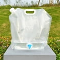 thumbnail image 4 of Acampar al aire libre Senderismo Picnic Barbacoa Car Drinking Carrier Bolsas de agua plegables Contenedor de almacenamiento plegable Kit de emergencia Hugtrwg Para estrenar, 4 of 7