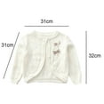 thumbnail image 2 of Hukapapa Chirldren Lindo Suéter Bebé Niñas Algodón Cardigan90cm, 2 of 5