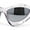 Slate Red - Silver Mirror, variant on Mens Large Coverage Aerodynamic Vented Thick Plastic Wrap Sport Sunglasses All Black