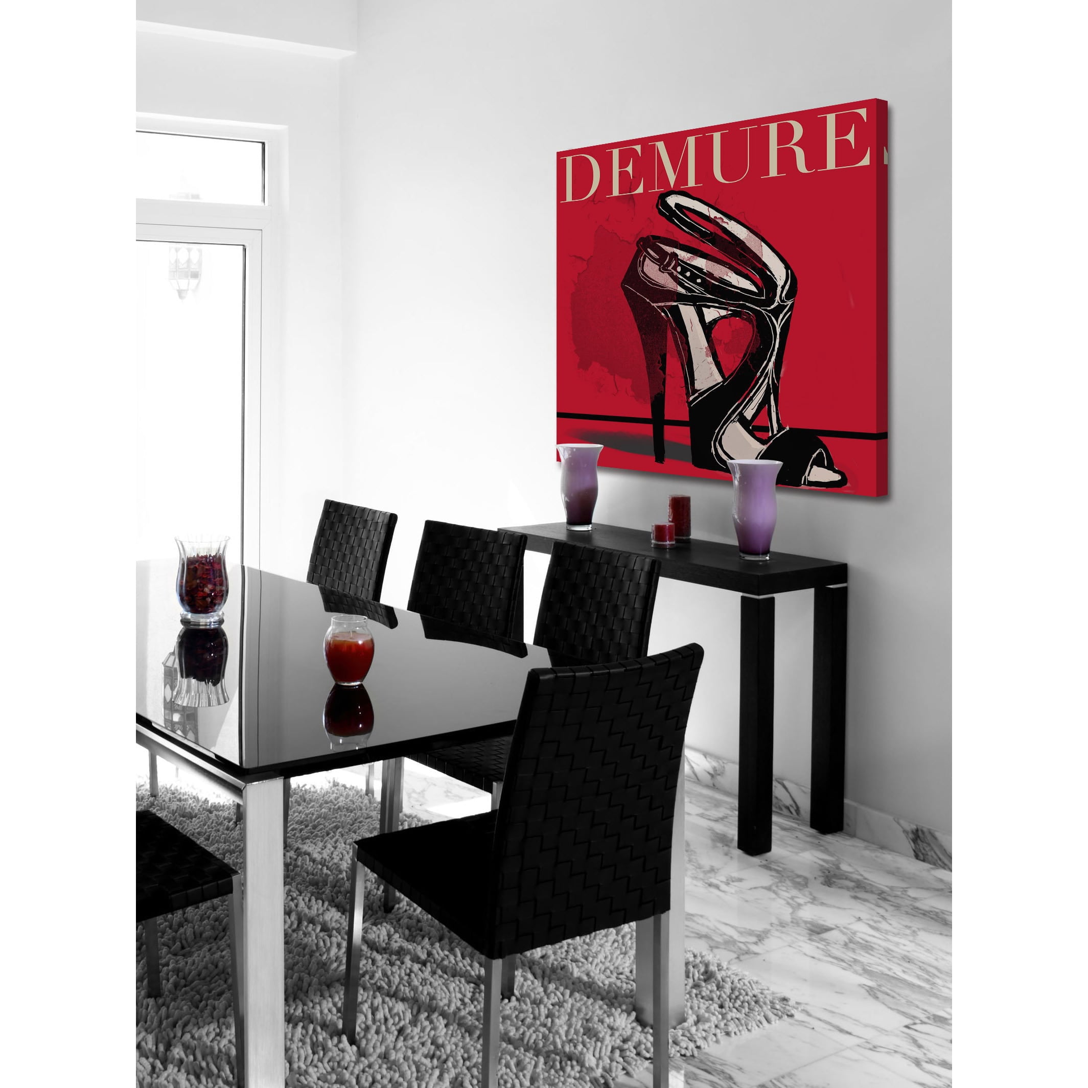 Marmont Hill "Demure" by Loretta So Painting Print on Wrapped Canvas