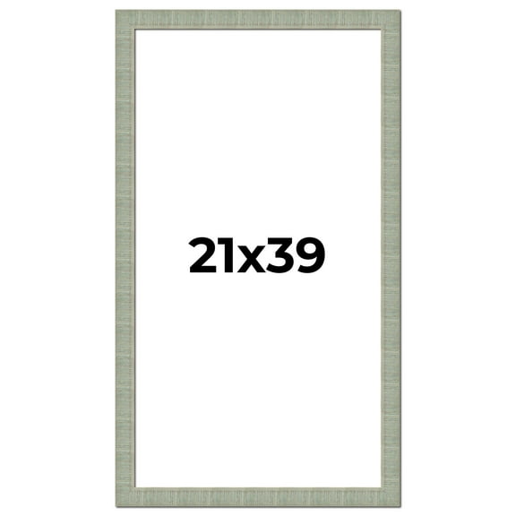 21x39 Frame Green Desert Pear Solid Wood Picture Frame | 1.625 Inch Moulding Width | Interior Frame