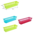 thumbnail image 2 of GOOHOCHY 6pcs Household Basket Boxes Plastic Hollow Out Design for Garage Storage, 2 of 5