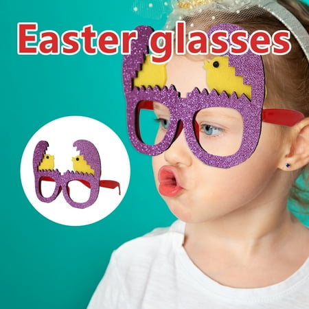 

Home Room Decor Home Improvement Easter Animal Glasses Easter Party Decorative Funny Glasses