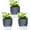 Gray, variant on Trianu Self Watering Planter for Indoor Plants, 6 inch Clear Plastic Violet Flower Pots, Round Watering Plant Pot for Plants, Orchid, Succulents, Herbs, White