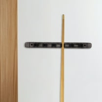 OUNONA 1 Set Wall Mounted Pool Cue Rack Wooden Holder for Game Room with Pool Sticks Rack and Billiard Cue Stick Holder 6 Cues