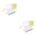thumbnail image 3 of Destyer Double Buckles DIY Fashion Stitch Embroidery Tool Easy Organization And Durability Bobbins Box+Winder+300Bobbin 2Set, 3 of 6