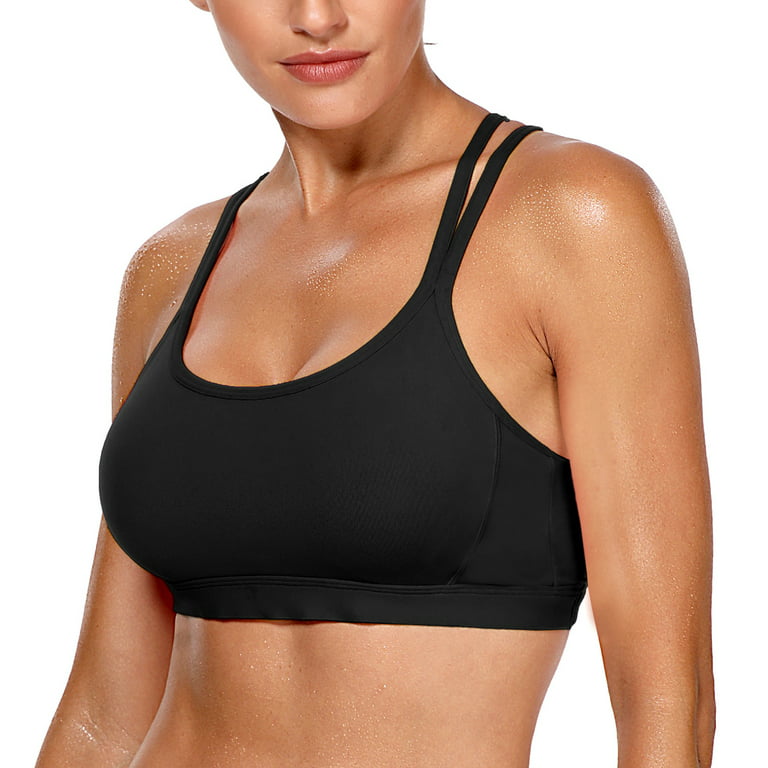 BeautyIn Womens Active Push Up Padded Sports Bras 