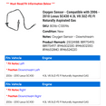 thumbnail image 2 of Oxygen Sensor - Compatible with 2006 - 2010 SC430 4.3L V8 3UZ-FE FI Naturally Aspirated Gas 2007 2008 2009, 2 of 3