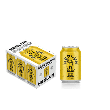 Easy Down Golden Lager-Style 6-Pack (Non-Alcoholic Beer)