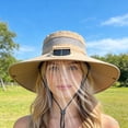 thumbnail image 5 of Solar USB Fan Bucket Hat, Summer Solar USB Dual Charging Fisherman Fan Hat, Men’s Strong Wind Portable Cooling Hat, Sun Hat for Outdoor Fishing Camping Hiking and Travel, 5 of 8