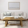 thumbnail image 2 of Plank+Beam Farmhouse Coffee Table, 48" Solid Wood Tables for Living Room, Rectangular Center Table, 2 of 8
