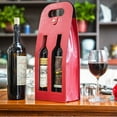 thumbnail image 4 of Langgg Stylish And Practical Handheld Red Wine Box For On Go Wine Lovers These Wine Matte Red, 4 of 6
