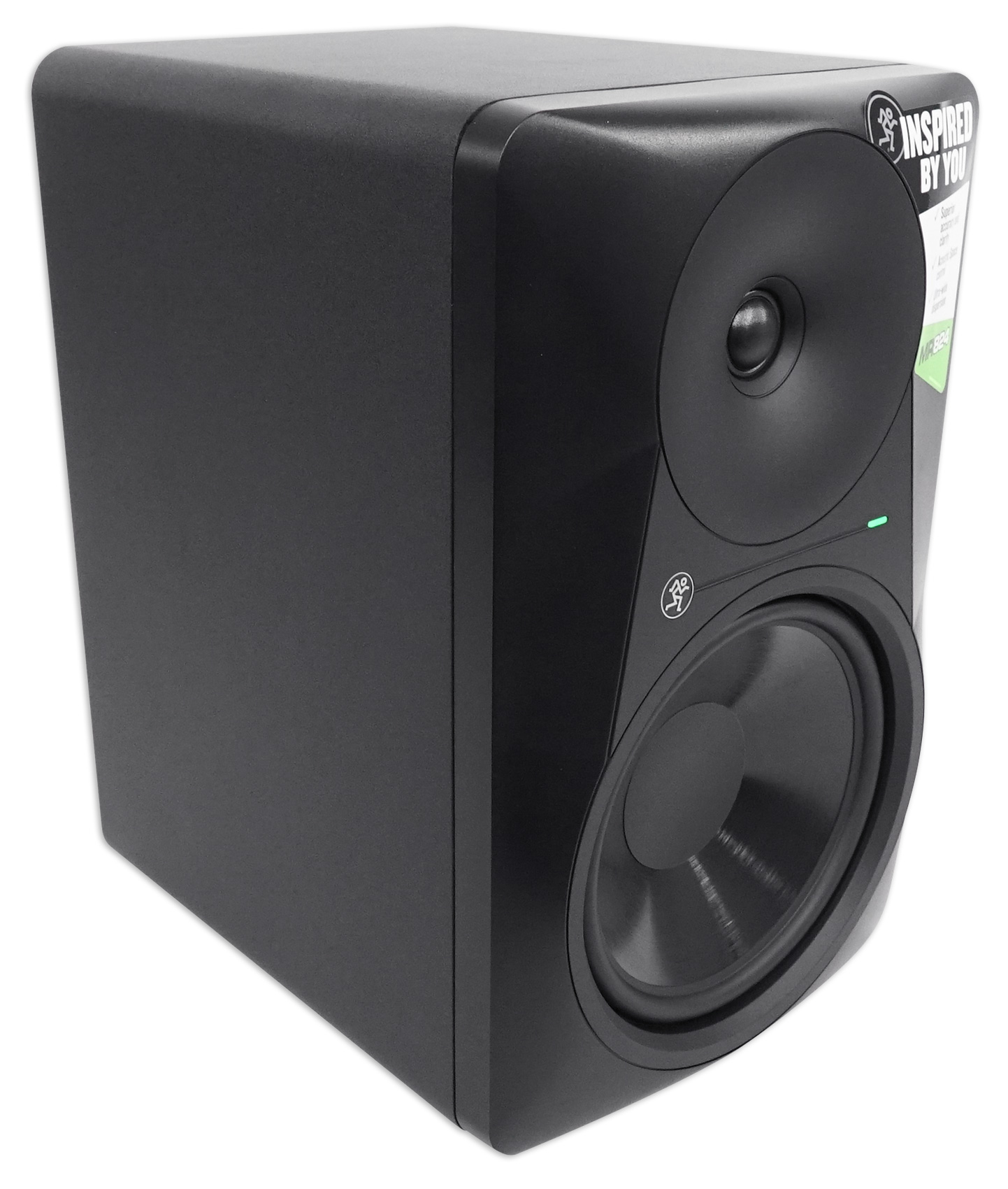 2 Mackie MR824 8” Powered Studio Monitors+10" Active Sub+Mic+Mount+Stands+Pads - image 3 of 10