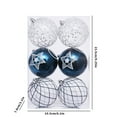 thumbnail image 3 of BKER Clear Glitter Hanging Shatterproof Baubles For Home, 3 of 6