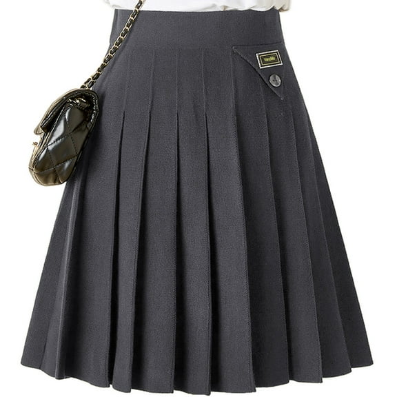VancMio Skirts, A-Line Mini Pleated Skirt for Women Girls – High Waisted, School Uniform Skater Tennis Skirts with Lining Shorts