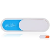 OUNONA Vacant Occupied Sign for Office Bathroom or Hotel Doors Made of Glass Assorted Color