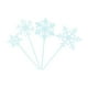 thumbnail image 1 of 4 adornos para cupcakes con forma de copo de nieve, palillos para donuts, decoración para baby shower Azul, 1 of 9