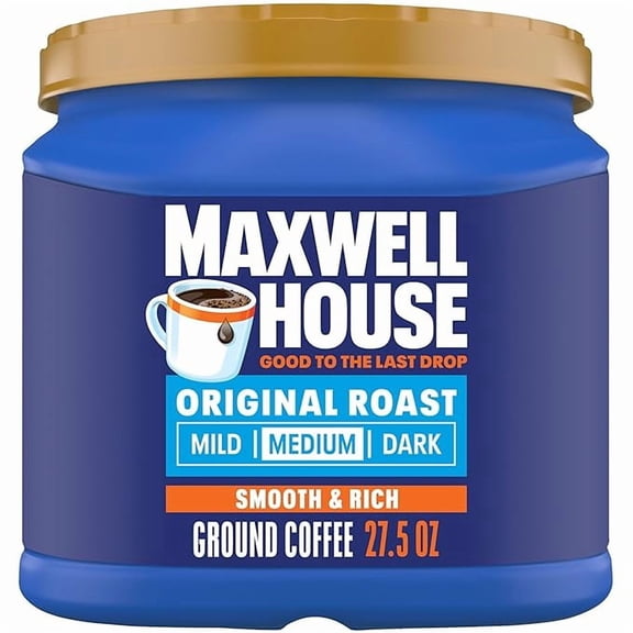 1x Maxwell House 27.5oz Ground Coffee Medium Original Roast