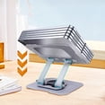 thumbnail image 2 of Full Metal Foldable 360° Rotating Tablet Stand Holder Desktop Tablet Stand Holder for Gaming Live Streaming Tablet Stand Holder for iPad Pro Tabs Kindle and More, 2 of 4