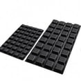 thumbnail image 2 of 12pcs Square Self-adhesive Stick Bumper Pad Tall Rubber Feet For Electronics Glass Speaker Laptop Appliances Furniture Computer, 2 of 5