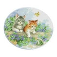 thumbnail image 1 of Stamped Cross Stitch Embroidery 11CT Adia Cloth DIY Needle Crafts - Two Cat, 1 of 8