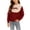 Red, variant on Jalioing Big Girls Sweaters Crew Neck Long Sleeve Cable Knit Sweater Tops Casual Thermal Patchwork Bowknot Pullover