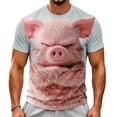 thumbnail image 2 of Letdown Unisex Humorous Animal Graphic Crew Neck Tee For – Playful Casual Shirt With Funny Design Lightweight Everyday Top For Modern Wardrobe,Casual Short Sleeve Shirt Gift, 2 of 4