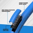 thumbnail image 6 of Blu Shield Slayer 1/4" x 35' Pressure Washer Hose 3500 PSI, Kink Resistant, Lightweight Hybrid, M22 Solid Brass Fittings, Non-Marking, Replacement for Ryobi, Sun Joe, Greenworks, Karcher, Craftsman, 6 of 9