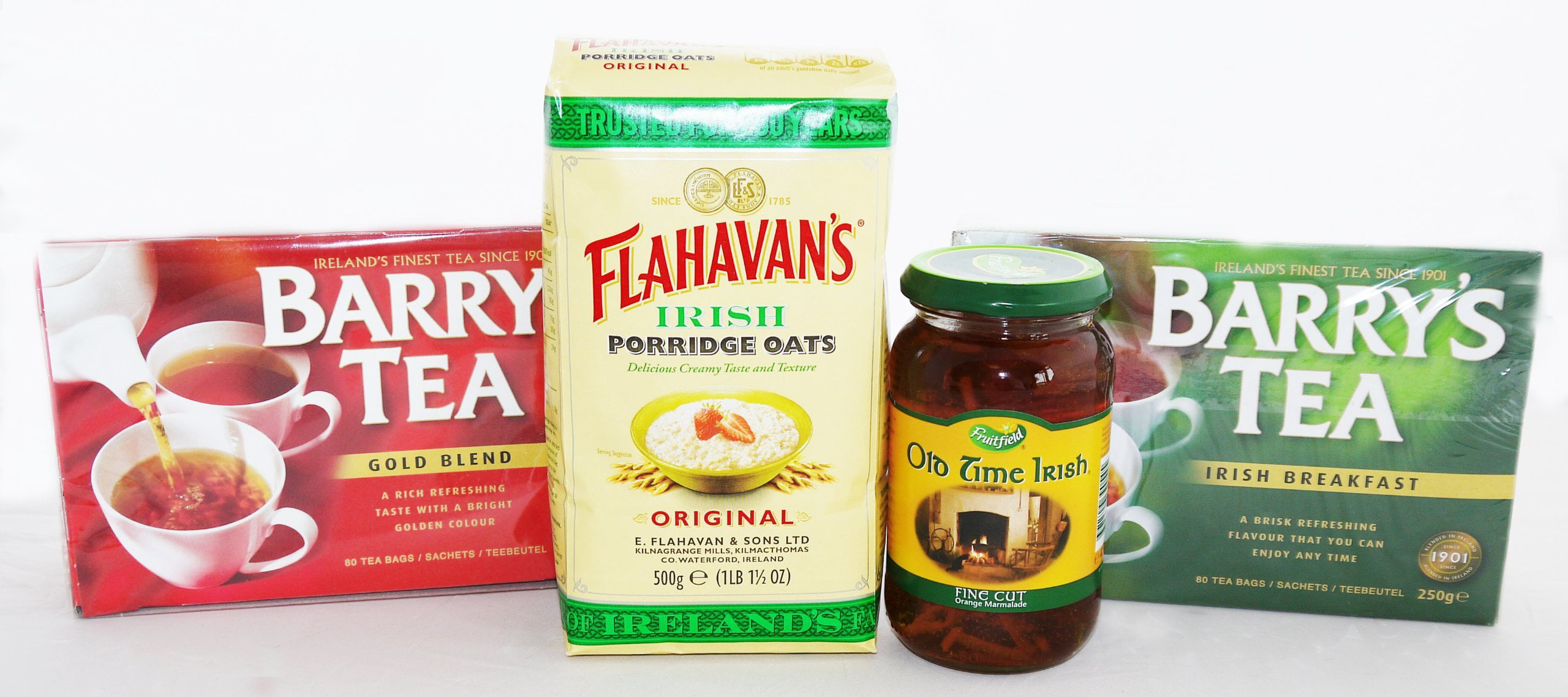 Irish Breakfast Collection - Barrys Irish and Gold Blend Tea, Flahavans ...