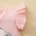 thumbnail image 5 of Fesfesfes Girl Outfits Size 10-12 Toddler Baby Girls Ribbed Sleeveless Top Print Dress Clothes Suit 9-12 Months, 5 of 9