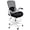 Black&white, variant on HYLONE 400lbs Heavy Duty Drafting Chair 5" Thickened Seat Office Chair with Flip-Up Armrests Tall Ergonomic Computer Chair with Lumbar Support and Adjustable Footrest Ring Standing Desk Chair (Black)