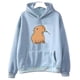 thumbnail image 2 of Sudadera con capucha divertida con estampado de capibara para mujer/hombre, Tops de dibujos animados Kawaii, sudadera para niñas, jerséis con capucha gráficos Harajuku de moda Unisex, 2 of 3