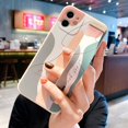 thumbnail image 1 of Funda de teléfono con correa de muñeca abstracta de arte Retro para iPhone 13 12 11 Pro Max XR XS Max 7 8 Plus X SE, funda de soporte suave de TPU a prueba de golpes Tan Jianjun unisex, 1 of 2