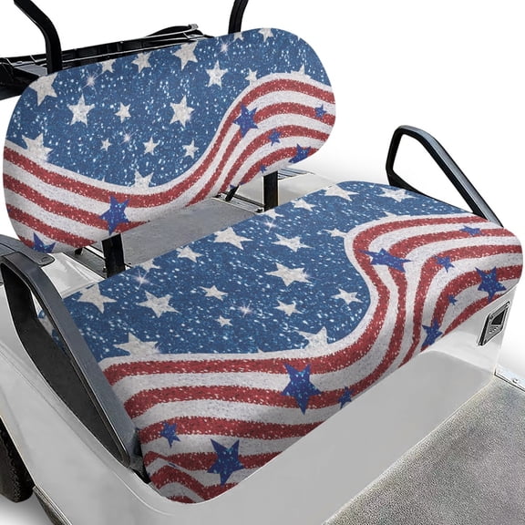 Pzuqiu Golf Cart Accessories Easy to Clean, Compatible with Outdoor Golf Carts, Golf Cart Seat Cover Fit for Most Golf Carts 2 Person Seats Golf Carts