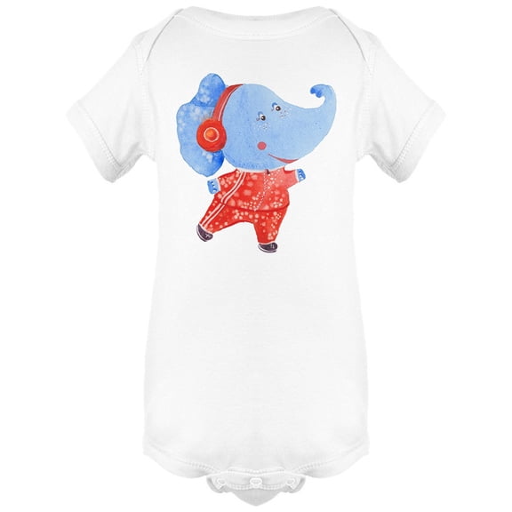 Elephant Morning Jogging Bodysuit Infant -Image by Shutterstock,  Newborn