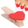 thumbnail image 4 of Clips De Madera, Material De Registro, Clips De Fotos Para Hacer Bricolaje, 50 Piezas, Tacto Brillante Para Postales, Accesorios De Fiesta, 4 of 6