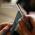 thumbnail image 3 of 2pcs Vintage Seam Ripper Set Retro Stitch Remover Tool with Exquisite 3D Pattern Handle for Sewing Leatherwork DIY Crafts, 3 of 7