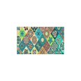 thumbnail image 2 of Bohemian Green Geometric Design Kitchen Rugs and Mats Sets Of 2, Funny Kitchen Decoration Rubber Backing Non-Slip Absorbent Mats for Sink Waterproof Runner Rug for Laundry Room 17x30+17x48inch, 2 of 7