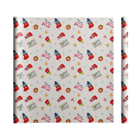 Pinkfong Baby Shark Gift Wrap - Christmas, Holidays, Birthday Wrapping Paper (25 Sq. Ft.)