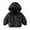 Black, variant on BULLPIANO 1-6T Boys Girls Winter Fleece Jackets Snowsuit Coats Hoods Windproof Warm Padded Puffer Outerwear