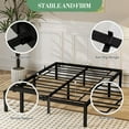 thumbnail image 4 of WALYWIK Full Bed Frame with Storage 14 Inch Metal Platform Bed Frame with Steel Slat Support No Box Spring Needed,Mattress Foundation,Easy to Assemble, 4 of 6