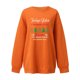 thumbnail image 2 of Gibobby Sudadera de mujer Sudadera de manga larga para mujer dobladillo largo bloque de color(Naranja,M), 2 of 3