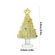thumbnail image 3 of Xihbxyly Mini Adornos para Árbol de Navidad, Decoraciones de Vidrio Vibrantes, Tamaño Pequeño para Manualidades, Decoración Del Hogar, Accesorio para Fiestas Navideñas, Perfecto para Casas de Muñecas, 3 of 6