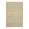 thumbnail image 3 of EORC Ivory Hand Knotted Wool Transitional Modern Knot Rug, 6' x 9', 3 of 6