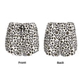 thumbnail image 5 of Lsque Heart Leopard Printed Women's Running Shorts with Liner Pockets,Elastic Quick Dry Workout Athletic Gym Yoga Shorts,Womens High Waist Shorts-XX-Large, 5 of 9