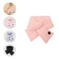 thumbnail image 1 of Heating Scarf Quick Heating Intelligent Switch Windproof Invisible Pocket Plush Lining Japanese Style Winter Scarf for Outdoor, 1 of 8