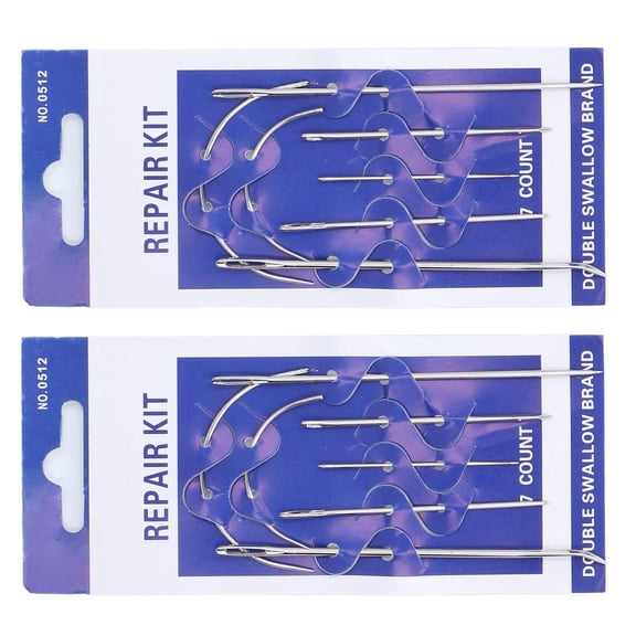 FAGINEY Needle,2 Sets Leather Needle Heavy Duty Hand Sewing Stitching Tool Kit For Carpet Canvas,Leather Sewing Needle